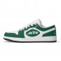Custom New York Jets Kids Low-Top Sneakers &acirc;�� Green & White Fan Sports Shoes