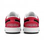 Custom Tampa Bay Buccaneers Kids Throwback Sneakers &acirc;�� Retro NFL Low-Tops &acirc;�� Unisex Sizes