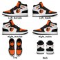 Baltimore Orioles Kids Custom High-Top Sneakers &acirc;�� MLB Fan Baseball Shoes