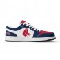 Boston Red Sox Men Inspired Custom Sneakers &acirc;�� Red, White & Navy Baseball Fan Shoes
