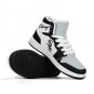 Chicago White Sox Inspired Kids Custom High-Top Sneakers &acirc;�� Black & White Baseball Fan Shoes