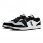 Chicago White Sox Inspired Kids Custom High-Top Sneakers &acirc;�� Black & White Baseball Fan Shoes