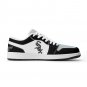 Chicago White Sox Inspired Kids Custom High-Top Sneakers &acirc;�� Black & White Baseball Fan Shoes