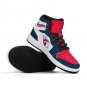 Cleveland Guardians Inspired Custom Men High-Top Sneakers &acirc;�� Red, White & Navy Baseball Fan Shoes