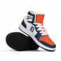 Detroit Tigers Inspired Custom Women High-Top Sneakers &acirc;�� Orange, White & Navy Baseball Fan Shoes