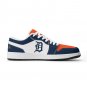 Detroit Tigers Inspired Custom Men Low-Top Sneakers &acirc;�� Orange, White & Navy Baseball Fan Shoes
