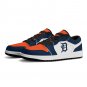 Detroit Tigers Inspired Custom Kids Low-Top Sneakers &acirc;�� Orange, White & Navy Baseball Fan Shoes