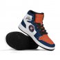 Houston Astros Inspired Women Custom High-Top Sneakers &acirc;�� Orange, White & Navy Baseball Fan Shoes