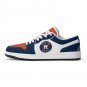 Houston Astros Inspired Custom Men Low-Top Sneakers &acirc;�� Orange, White & Navy Baseball Fan Shoes