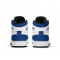 Kansas City Royals Inspired Custom Women High-Top Sneakers &acirc;�� Blue & White Baseball Fan Shoes