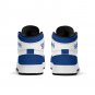 Kansas City Royals Inspired Custom Kids High-Top Sneakers &acirc;�� Blue & White Baseball Fan Shoes