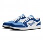 Kansas City Royals Inspired Men Custom Low-Top Sneakers &acirc;�� Blue & White Baseball Fan Shoes