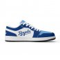 Kansas City Royals Inspired Men Custom Low-Top Sneakers &acirc;�� Blue & White Baseball Fan Shoes