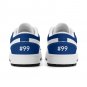 Kansas City Royals Inspired Kids Custom Low-Top Sneakers &acirc;�� Blue & White Baseball Fan Shoes