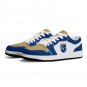 Kansas City Royals Inspired Custom Men Low-Top Sneakers &acirc;�� Gold, Blue & White Baseball Fan Shoes