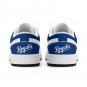 Kansas City Royals Inspired Custom Men Low-Top Sneakers &acirc;�� Gold, Blue & White Baseball Fan Shoes