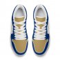 Kansas City Royals Inspired Custom Kids Low-Top Sneakers &acirc;�� Gold, Blue & White Baseball Fan Shoes