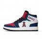 Los Angeles Angels Custom Men High-Top Sneakers &acirc;�� MLB Fan Baseball Shoes