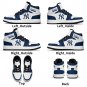 New York Yankees Custom Women High-Top Sneakers &acirc;�� MLB Fan Baseball Shoes