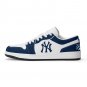 New York Yankees Custom Men Low-Top Sneakers &acirc;�� MLB Fan Baseball Shoes