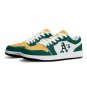 Oakland Athletics Custom Men Low-Top Sneakers &acirc;�� MLB Fan Baseball Shoes