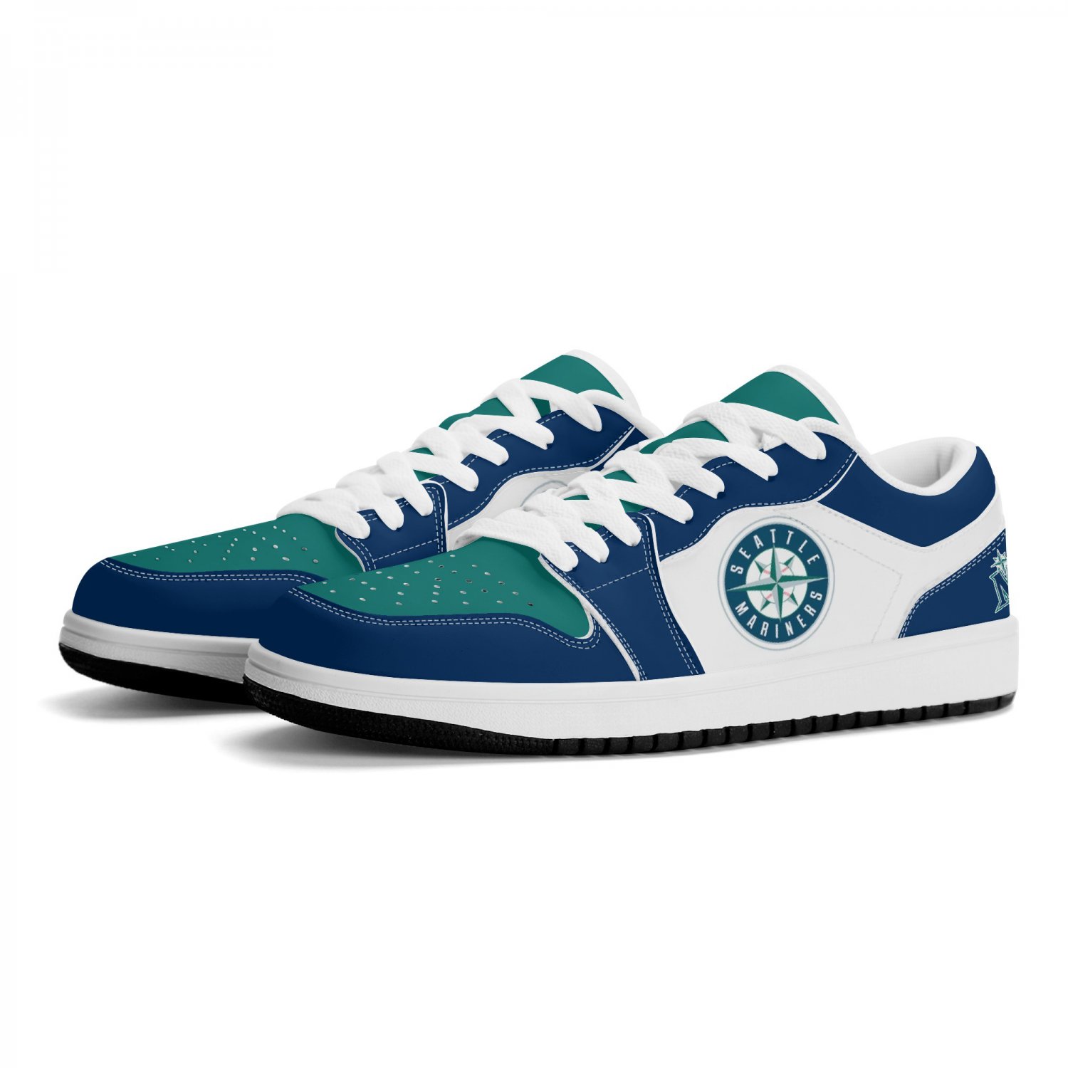 Seattle Mariners Custom Kids Low-Top Sneakers – MLB Fan Baseball Shoes