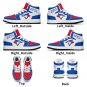 Toronto Blue Jays Custom Men High-Top Sneakers &acirc;�� MLB Fan Baseball Shoes