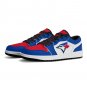 Toronto Blue Jays Custom Kids Low-Top Sneakers &acirc;�� Blue, Red & White Fan Shoes