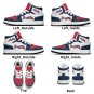 Atlanta Braves Custom Men High-Top Sneakers &acirc;�� Baseball Fan Shoes