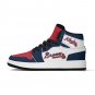 Atlanta Braves Custom Women High-Top Sneakers &acirc;�� Baseball Fan Shoes