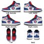 Chicago Cubs Custom Kids High-Top Sneakers &acirc;�� Baseball Fan Shoes