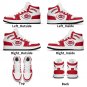 Cincinnati Reds Custom Women High-Top Sneakers &acirc;�� Baseball Fan Shoes