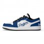 Los Angeles Dodgers Custom Kids Low-Top Sneakers &acirc;�� Baseball Fan Shoes