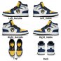 Milwaukee Brewers Custom Kids High-Top Sneakers &acirc;�� Baseball Fan Shoes