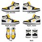 Pittsburgh Pirates Custom Women High-Top Sneakers &acirc;�� Baseball Fan Shoes