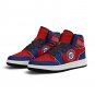 Washington Nationals Custom Kids High-Top Sneakers &acirc;�� Baseball Fan Shoes &acirc;�� Red & Blue
