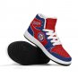 Washington Nationals Custom Kids High-Top Sneakers &acirc;�� Baseball Fan Shoes &acirc;�� Red & Blue