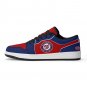 Washington Nationals Custom Men Low-Top Sneakers &acirc;�� Red & Blue Baseball Fan Shoes