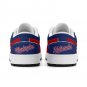 Washington Nationals Custom Women Low-Top Sneakers &acirc;�� Red & Blue Baseball Fan Shoes