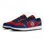 Washington Nationals Custom Kids Low-Top Sneakers &acirc;�� Red & Blue Baseball Fan Shoes