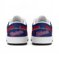Washington Nationals Custom Kids Low-Top Sneakers &acirc;�� Red & Blue Baseball Fan Shoes