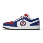 Washington Nationals Custom Kids Low-Top Sneakers &acirc;�� Red, White & Blue Baseball Fan Shoes