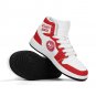 Atlanta Hawks Custom Women High-Top Sneakers &acirc;�� Red & White Basketball Fan Shoes | Unisex Sizes