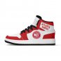 Atlanta Hawks Custom Kids High-Top Sneakers &acirc;�� Red & White Basketball Fan Shoes | Unisex Sizes
