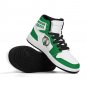 Boston Celtics Custom Men High-Top Sneakers &acirc;�� Green & White NBA Fan Shoes | Unisex Sizes