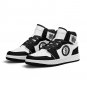 Brooklyn Nets Custom Men High-Top Sneakers &acirc;�� Black & White NBA Fan Shoes | Unisex Sizes