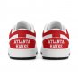 Atlanta Hawks Custom Men Low-Top Sneakers &acirc;�� Red & White NBA Basketball Fan Shoes | Unisex Sizes