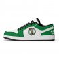 Boston Celtics Custom Women Low-Top Sneakers &acirc;�� Green & White NBA Fan Shoes | Unisex Sizes