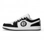 Brooklyn Nets Custom Men Low-Top Sneakers &acirc;�� Black & White NBA Fan Shoes | Unisex Sizes