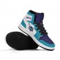 Charlotte Hornets Custom Women High-Top Sneakers &acirc;�� Teal & Purple NBA Fan Shoes | Unisex Sizes